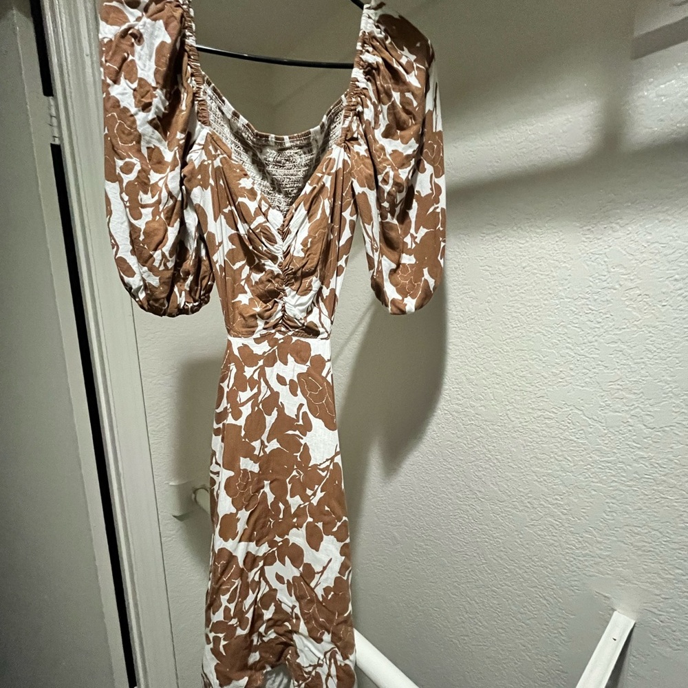 Shein brown dress